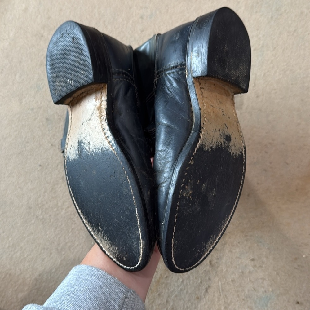 Women’s ACME Black Leather Boots - Picture 6 of 6